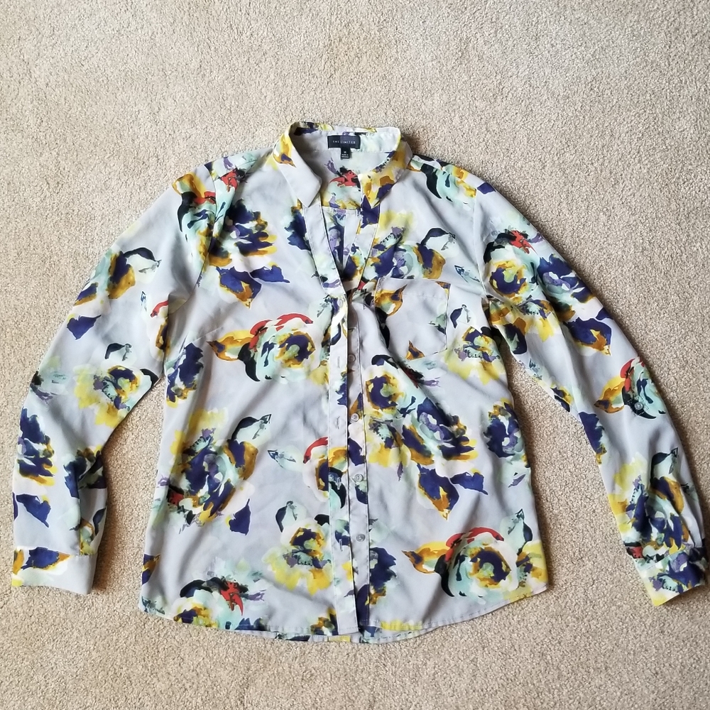 Floral button down